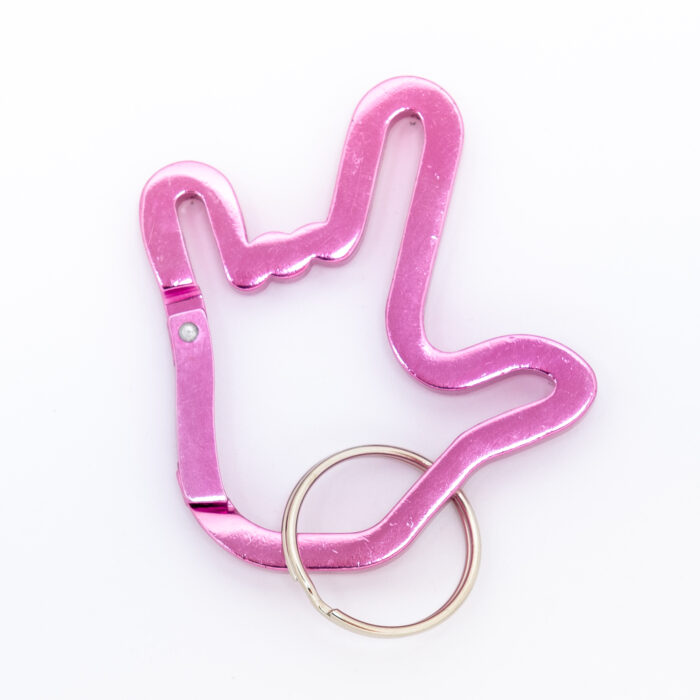 Pink - I Love You Keychain